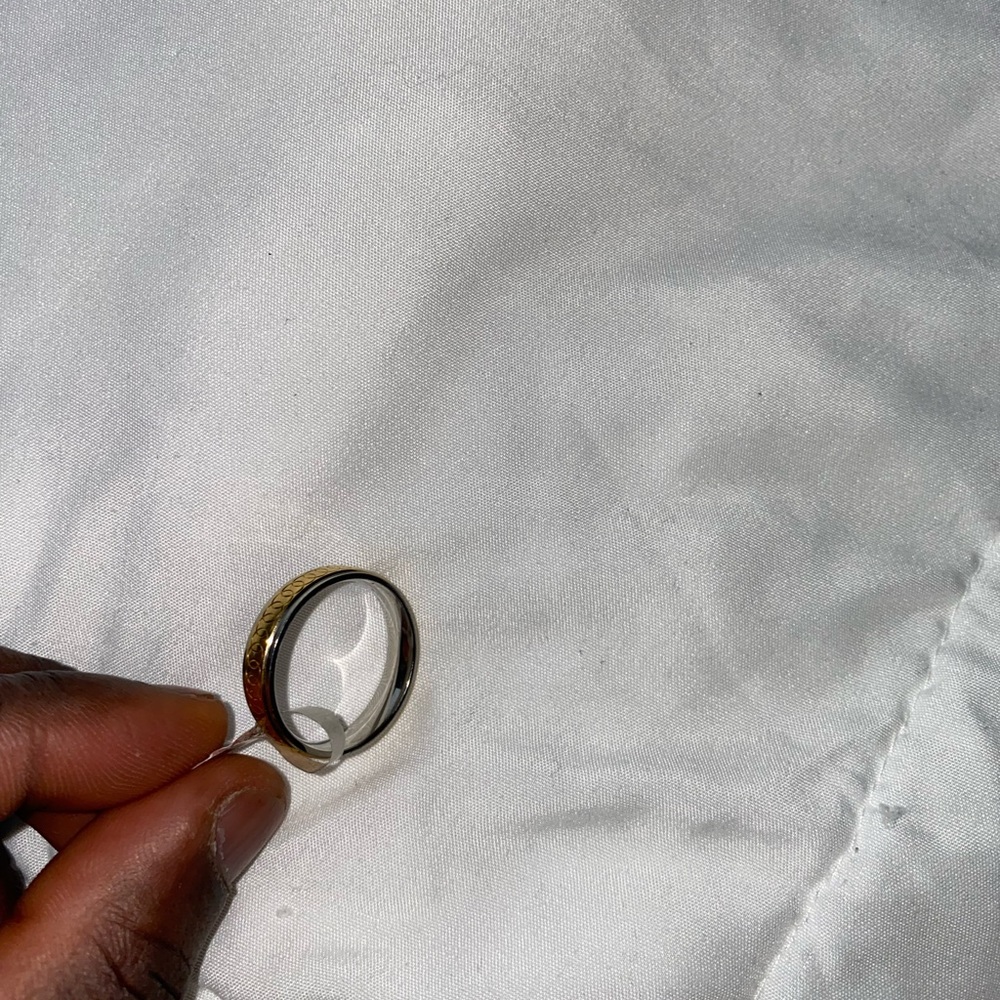 Two-Tone Gold & Silver Band Ring